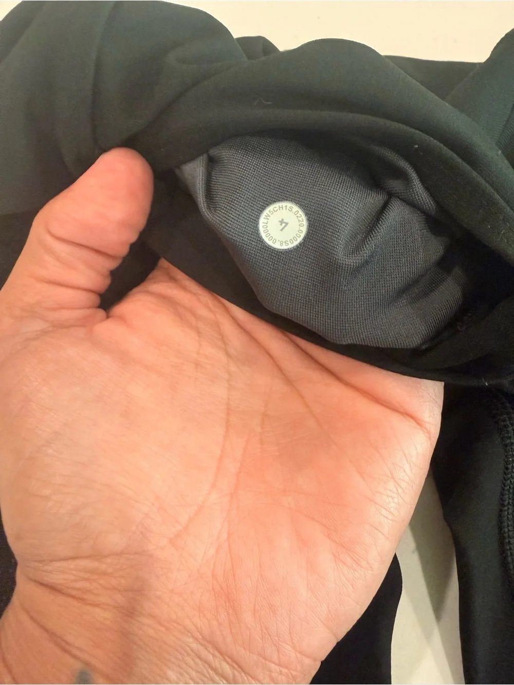 lululemon athletica High-Rise Black/Graphite Grey Camo Leggings.